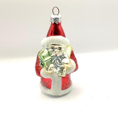 1471 Christopher Radko Santa Glass Ornament