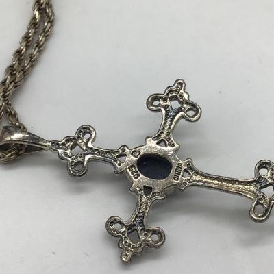 Silver Cross 925 Italy 925 Chain