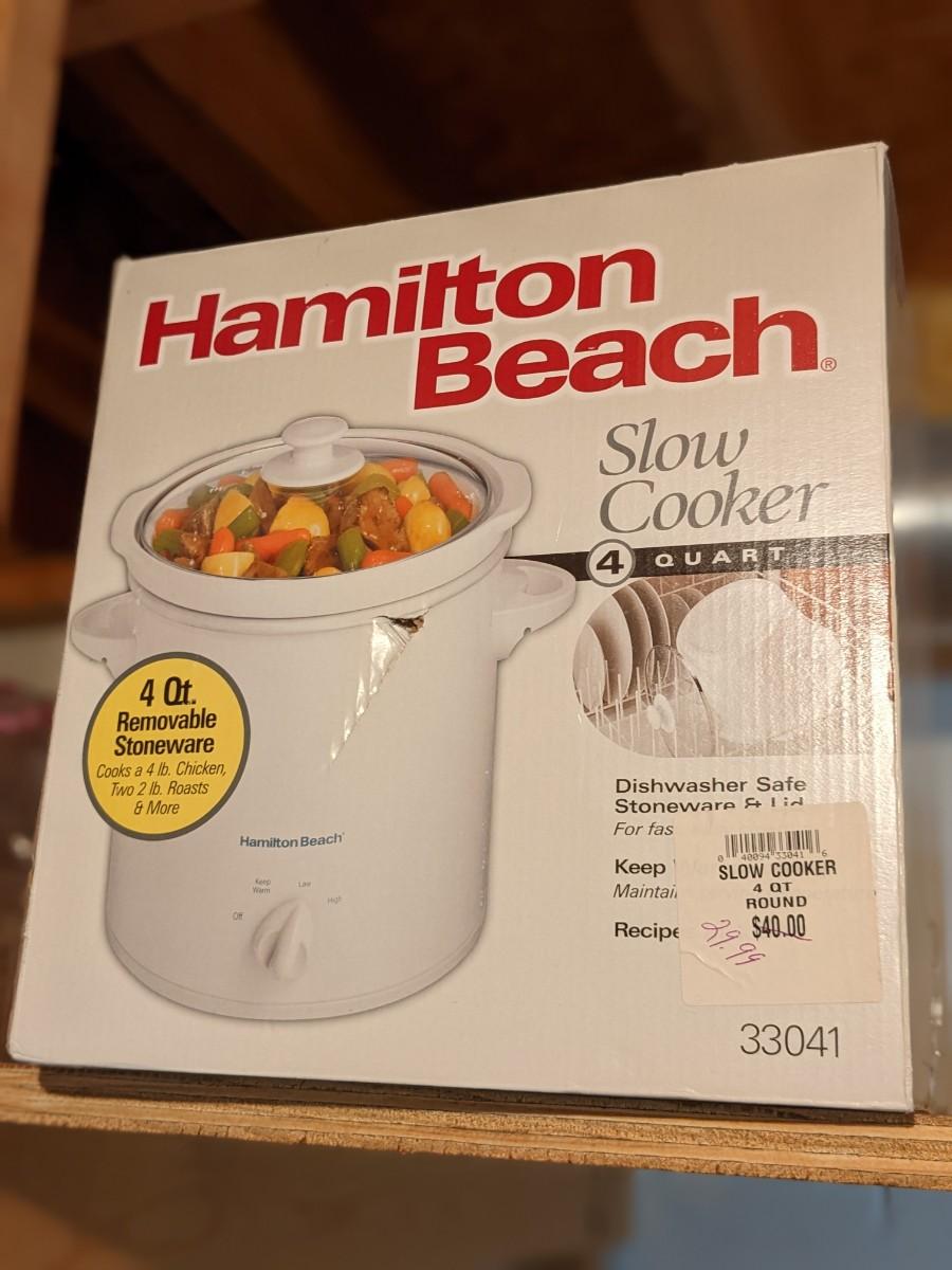 NIB Hamilton Beach Slow Cooker 4 Qt