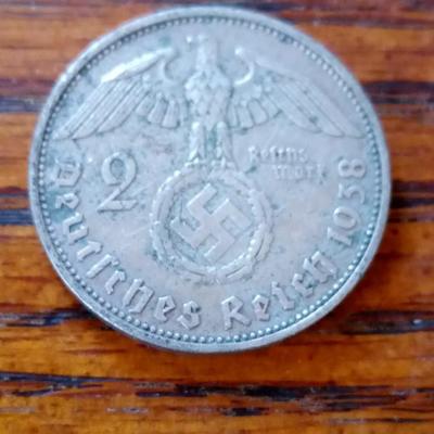 LOT 24  1938 NAZI COIN