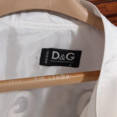 Like New Dolce and Gabbana White Jacket, Mens L, Made in Italy