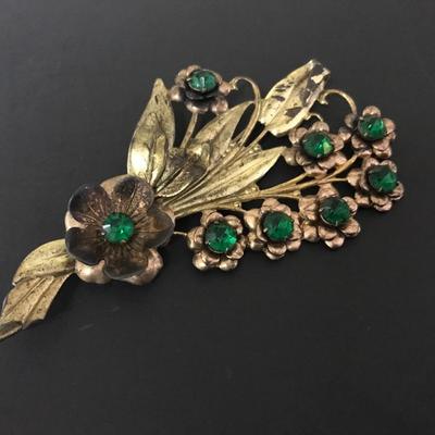 ANTIQUE STERLING SILVER BROOCH