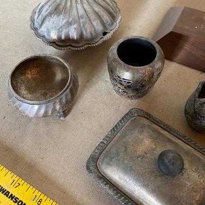 Silver plated knickknacks