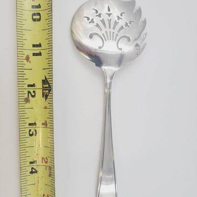 ANTIQUE STERLING CUCUMBER SERVING UTENSIL
