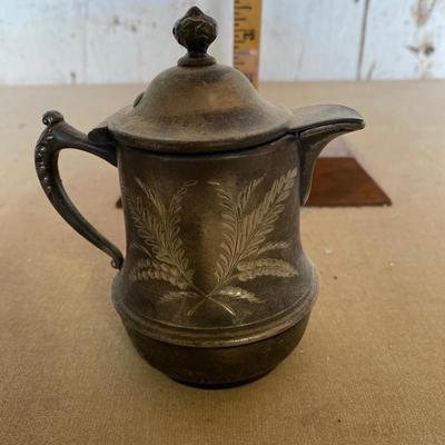 Silver cream pitcher