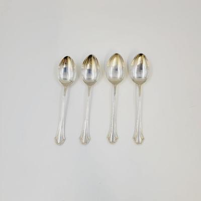 LUNT STERLING SILVER SET OF 4 SPOONS