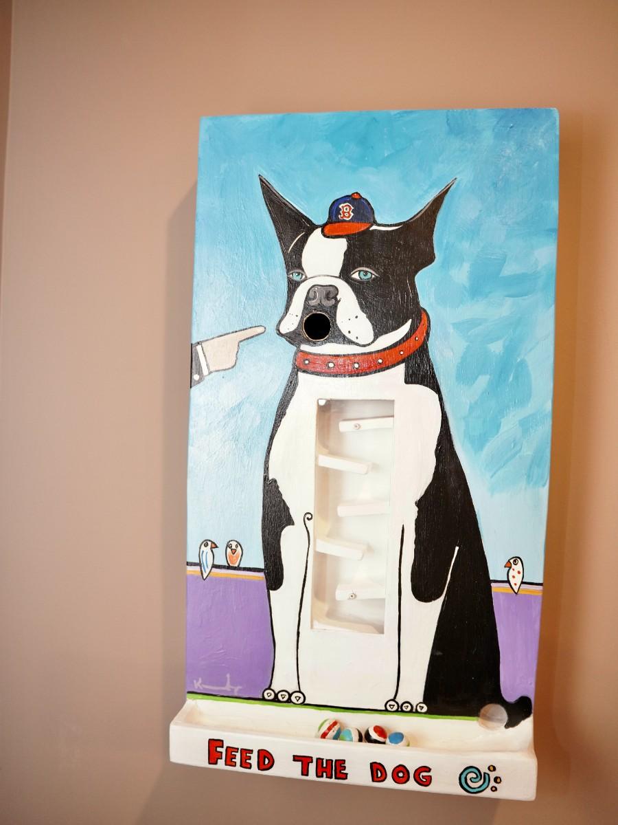 "Feed the Dog" Art Game