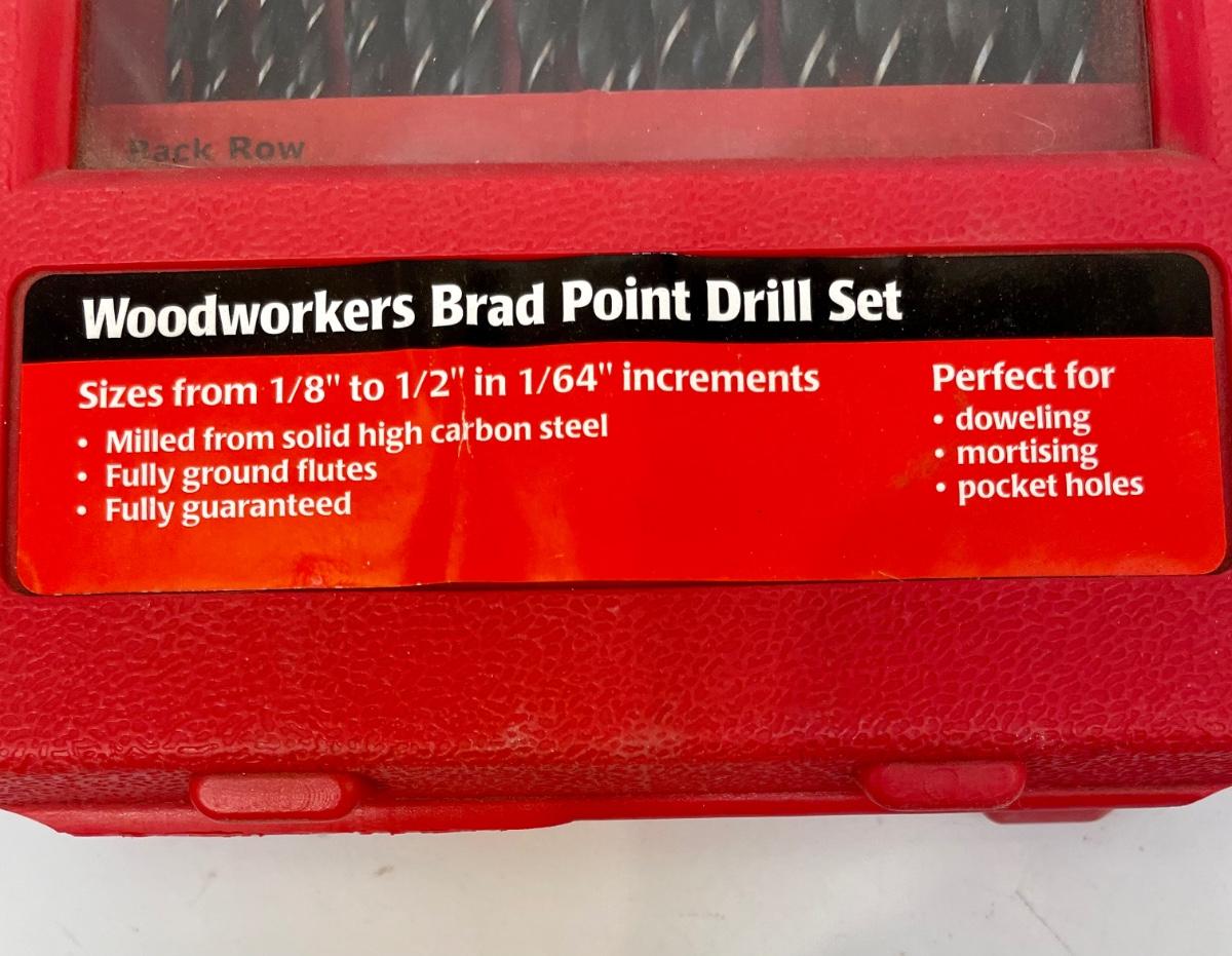 Hickory 25 Bit Brad Point Drill Set