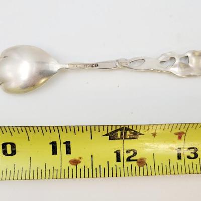 4 - A B NILS-JOHAN SWEDEN NICKEL SILVER COCKTAIL SPOONS