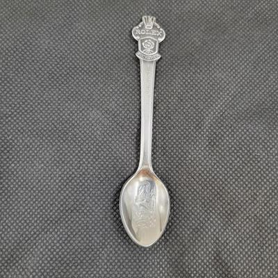 VINTAGE ROLEX BUCHERER SWISS SOUVENIER SPOON-LUCERNE CROUCHING  LION COLLECTION