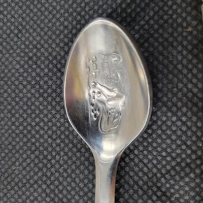 VINTAGE ROLEX BUCHERER SWISS SOUVENIER SPOON-LUCERNE CROUCHING  LION COLLECTION
