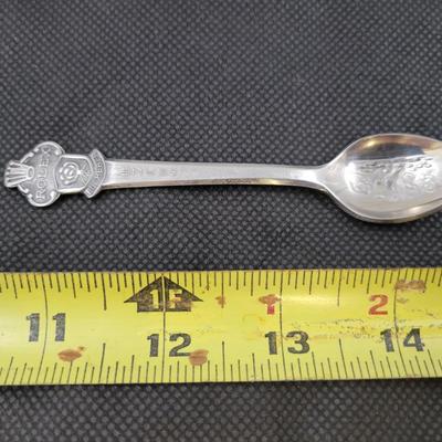 VINTAGE ROLEX BUCHERER SWISS SOUVENIER SPOON-LUCERNE CROUCHING  LION COLLECTION