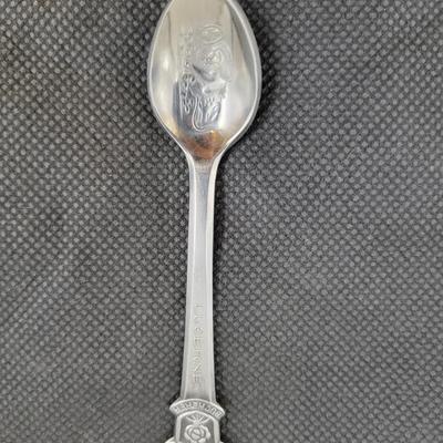 VINTAGE ROLEX BUCHERER SWISS SOUVENIER SPOON-LUCERNE CROUCHING  LION COLLECTION