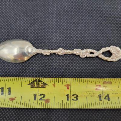 ANTIQUE 800 SILVER GERMAN DECORATIVE SPOON