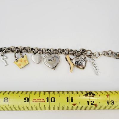 FANTASTIC GUESS WATCH CHARM BRACELET