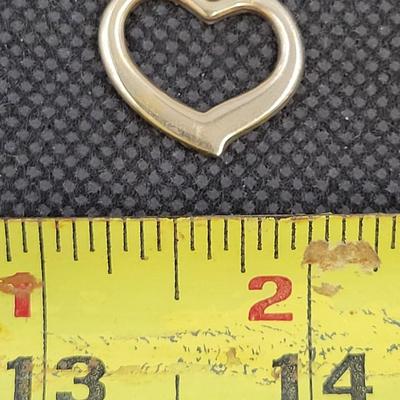 SMALL STERLING HEART CHARM / PENDANT