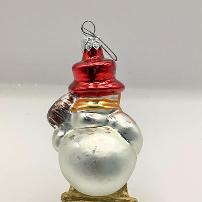 1483 Christopher Radko 1999 Littlest Snowman Glass Ornament