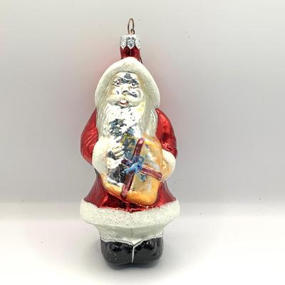 1484 Christopher Radko 1994 Gifted Santa Pediatric Charity Glass Ornament