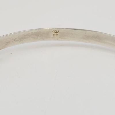 VINTAGE HINDGED .925 SILVER BRACELET