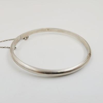 VINTAGE HINDGED .925 SILVER BRACELET