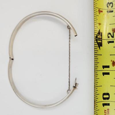 VINTAGE HINDGED .925 SILVER BRACELET