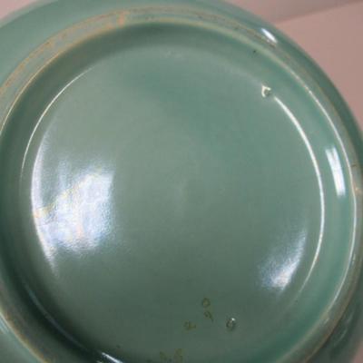 Vintage Aqua Homer Laughlin Mixing Bowl