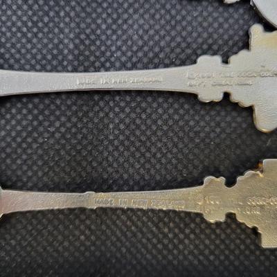 SILVER PLATE COCA-COLA COLLECTABLE SET OF 4 SPOONS