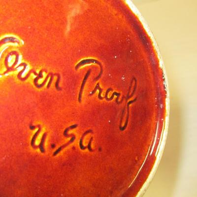 Vintage USA Brown Drip Glaze Pitcher