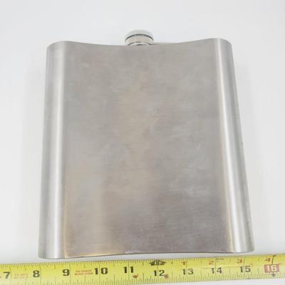 LARGE STAINLESS STEEL FLASK