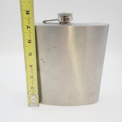 LARGE STAINLESS STEEL FLASK