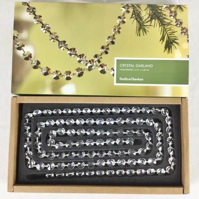 Lot. 1497. 2 Smith & Hawken Crystal Garlands