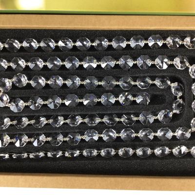 Lot. 1497. 2 Smith & Hawken Crystal Garlands