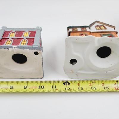 CHRISTMAS CERAMIC HOUSES - NO CORDS
