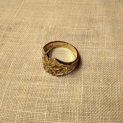 Diamond Cut 925 Ring Size 6