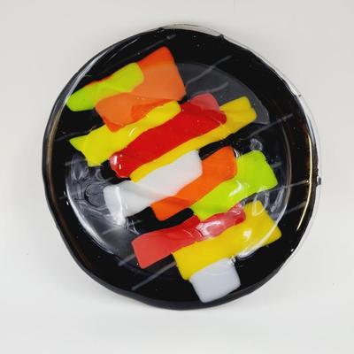 BEAUTIFUL ART GLASS DECORATIVE BOWL