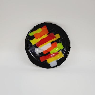 BEAUTIFUL ART GLASS DECORATIVE BOWL