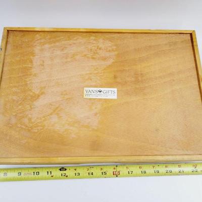 CUTE WOODEN VANS GIFTS TRAY