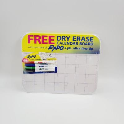 NEW EXPO DRY ERASE BOARD W/ MARKERS