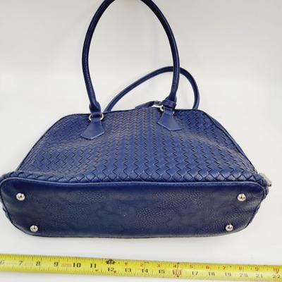 BEAUTIFUL ROYAL BLUE CHARMING CHARLIE HAND BAG