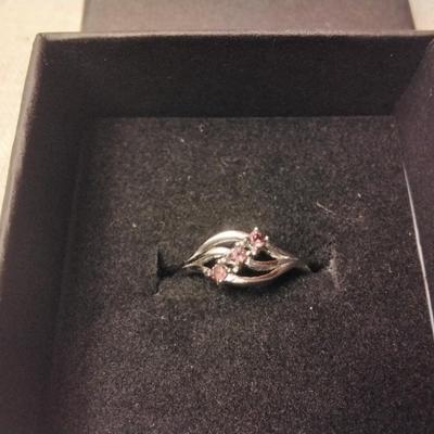 Rhodolite Garnet 925 Ring Size 5.5