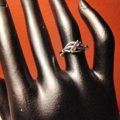 Rhodolite Garnet 925 Ring Size 5.5