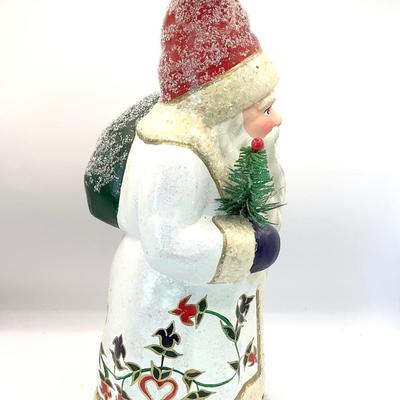 1546 Christopher Radko 1997 Alpine Santa by Schaller Mache Plaster Candy Container