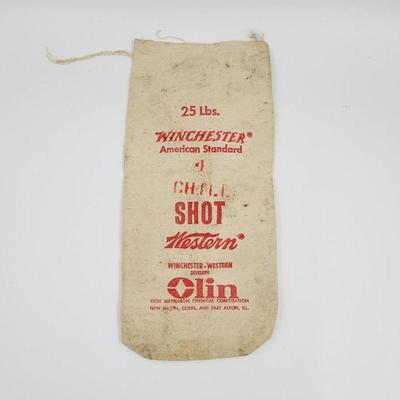 VINTAGE WINCHESTER CANVAS AMMO BAG - EMPTY