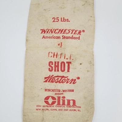 VINTAGE WINCHESTER CANVAS AMMO BAG - EMPTY