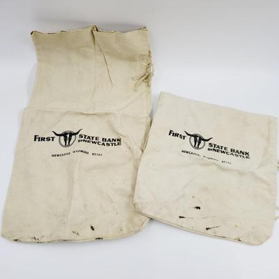 FIRST STATE BANK OF NEW CASTLE CANVAS BAGS
