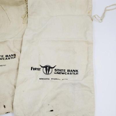 FIRST STATE BANK OF NEW CASTLE CANVAS BAGS
