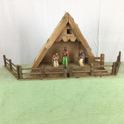 Lot. 1604. Nativity Set Music Box