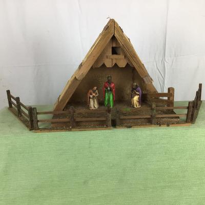 Lot. 1604. Nativity Set Music Box