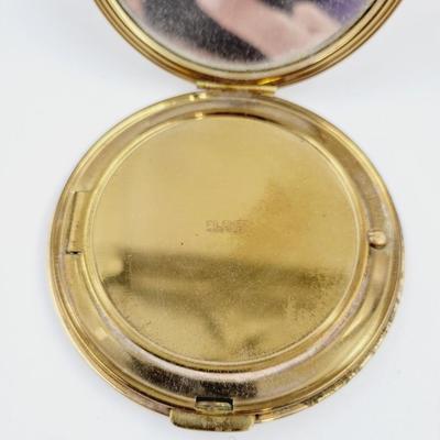 VINTAGE PILCHER GOLD PLATED COMPACT W/ MIRROR