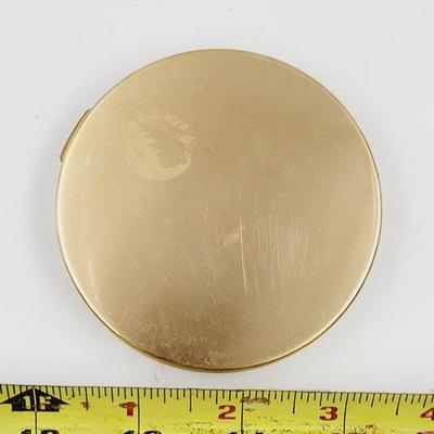 VINTAGE PILCHER GOLD PLATED COMPACT W/ MIRROR